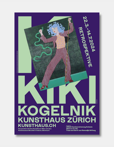 Kiki Kogelnik - Retrospektive Ausstellungsplakat