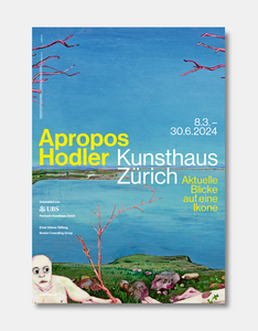Apropos Hodler - Current perspectives on an icon Exhibition poster