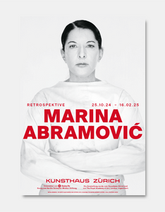 Marina Abramović Affiche de l'exposition