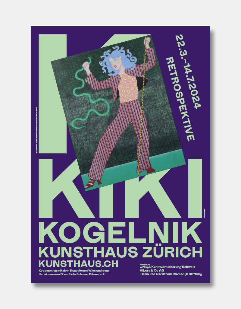 Kiki Kogelnik - Retrospective exhibition poster