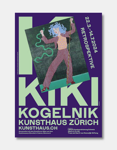Kiki Kogelnik - Retrospective exhibition poster